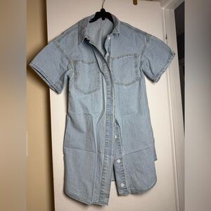 Light Blue Denim Dress